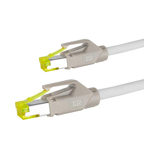 AIXONTEC 30 m CAT 7 Ethernet LAN Kabel 10 Gigabit RJ45 Profi Netzwerkkabel Grau Grau RJ 45 Hirose TM31 Netzwerkstecker Patchkabel kompatibel CAT.5e CAT.6 A CAT 7 Kat 8 Kabel Router PC Switch PS5 von AIXONTEC