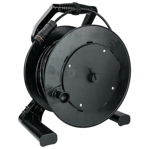 AIXONTEC 50 m OUTDOOR Kabeltrommel IP54 RJ45 Cat.6A Netzwerk PUR Gummi Schwarz RJ-45 zu RJ45 Cat.7 SFTP Ethernet 10 Gigabit Stecker Außenbereich UV-Beständig Wasserabweisend Ethernet Datenkabel AIXONTEC 50 m OUTDOOR Kabeltrommel IP54 RJ45 Cat.6A Netzwerk PUR Gummi Schwarz RJ-45 zu RJ45 Cat.7 SFTP Ethernet 10 Gigabit Stecker Außenbereich UV-Beständig Wasserabweisend Ethernet Datenkabel von AIXONTEC