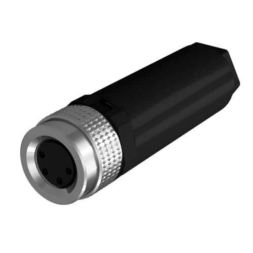 AIXONTEC M8 4 pin feldkonfektionierbarer Sensor Stecker männlich A kodiert m8 Rundstecker m-8 Sensorleitung 4 polig Kabelverschraubung M 8 male SAC Sensor Aktor connector werkzeuglos toolless von AIXONTEC