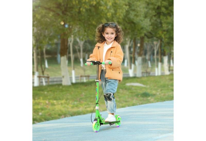 AIYAPLAY Cityroller Roller für Kinder im Alter von 3–8 Jahren, (klappbarer Kinderroller, 1 tlg., Höhenverstellbarer Tretroller), klappbarer Tretroller mit verstellbarem Griff von AIYAPLAY