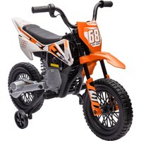AIYAPLAY Kinder Elektro-Motorrad 12V Kindermotorrad mit Musik, 2,4-5 km/h von AIYAPLAY