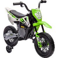 AIYAPLAY Kinder Elektro-Motorrad 12V Kindermotorrad mit Musik, 2,4-5 km/h von AIYAPLAY