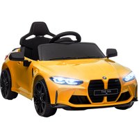 AIYAPLAY Kinder Elektroauto 12V Kinderfahrzeug mit 2,4G-Fernbedienung Gelb von AIYAPLAY