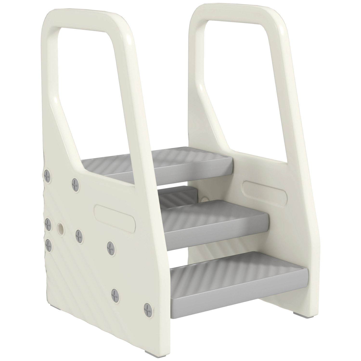 AIYAPLAY Kinder Tritthocker Kunststoff Grau 43L x 42B x 65,5H cm AIYAPLAY Kinder Tritthocker Kunststoff Grau 43L x 42B x 65,5H cm von AIYAPLAY