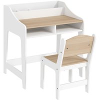 AIYAPLAY Kinderschreibtisch Set Kinder Schreibtisch und Stuhl Schülerschreibtisch mit 5 Fächern Kindertisch Jugendschreibtisch für Jungs & Mädchen Natur Aosom AIYAPLAY Kinderschreibtisch Set Kinder Schreibtisch und Stuhl Schülerschreibtisch mit 5 Fächern Kindertisch Jugendschreibtisch für Jungs & Mädchen Natur Aosom von AIYAPLAY