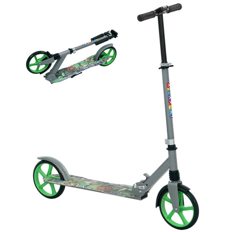 AIYAPLAY Kinderscooter  Kunststoff Metall 94L x 38B x 88-103H cm von AIYAPLAY