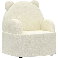 AIYAPLAY Kindersessel Kindersofa mit weicher Teddyfleece, Bärenform, Beige von AIYAPLAY