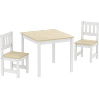 AIYAPLAY Kindertisch mit Stühlen, Tisch- und 2‑Stühle-Set aus Holz zum Zeichnen, Spielen, Lernen, Geschenk für Mädchen und Jungen 3-8 Jahre, für Spielzimmer, Schlafzimmer, Kindergarten, Naturholz Aosom AIYAPLAY Kindertisch mit Stühlen, Tisch- und 2‑Stühle-Set aus Holz zum Zeichnen, Spielen, Lernen, Geschenk für Mädchen und Jungen 3-8 Jahre, für Spielzimmer, Schlafzimmer, Kindergarten, Naturholz Aosom von AIYAPLAY