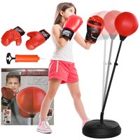 AIYAPLAY Punchingball für Kinder höhenverstellbar Boxstand mit Boxhandschuhen von AIYAPLAY