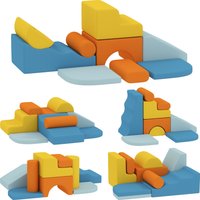 AIYAPLAY Schaumstoff Bausteine 9-tlg. Kinder Softbausteine Bausteinset mit abnehmbarem Bezug Klettern Großbausteine mit Cord-Optik Bauklötze Bunt Aosom AIYAPLAY Schaumstoff Bausteine 9-tlg. Kinder Softbausteine Bausteinset mit abnehmbarem Bezug Klettern Großbausteine mit Cord-Optik Bauklötze Bunt Aosom von AIYAPLAY