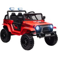 Kinder Elektroauto, 12 v 3-5 km/h Elektro Kinderauto mit 2,4G Fernbedienung, Stoßdämp, Elektrisches Kinderfahrzeug mit Musik, Scheinwerfer, Hupe, von AIYAPLAY
