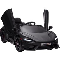 Kinder Elektroauto 12 V Kinderauto mit 2,4G Fernbedienung, MP3 Musik Schwarz von AIYAPLAY