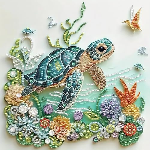 Meeresschildkröte Diamond Painting für Kinder Erwachsene, Tiere Diamant Painting Geschenk, Geschenkideen Hängende Ornament Bastelset,Wohnzimmer,Schlafzimmer,Büro,Heimdekoration (Meeresschildkröte) Meeresschildkröte Diamond Painting für Kinder Erwachsene, Tiere Diamant Painting Geschenk, Geschenkideen Hängende Ornament Bastelset,Wohnzimmer,Schlafzimmer,Büro,Heimdekoration (Meeresschildkröte) von AIYJWXINP