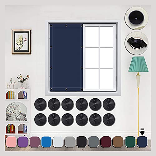 AIYOUVM Dachfenster verdunkelung 110x200cm Verdunkeln Sie den Raum, Dachfenster Rollo mit Saugnapf Verdunkelungsrollo ohne Bohren für Beliebige Fenster von AIYOUVM