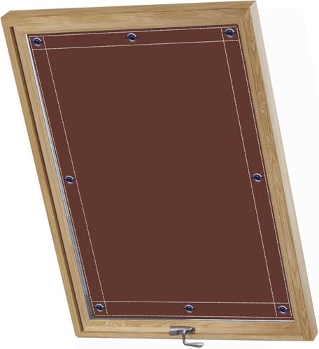 AIYOUVM Verdunkelung dachfenster Sehr weich und formbar, Dachfenster Rollo mit Saugnapf Verdunkelungsrollo zur Verglasung von Fenstervorhängen 90x120cm von AIYOUVM