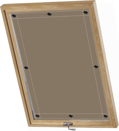 AIYOUVM Verdunkelung dachfenster Zimmer bleibt kühler, Dachfenster Rollo ohne Bohren Wärmeschutzrollo zur Verglasung von Fenstervorhängen 96x135cm AIYOUVM Verdunkelung dachfenster Zimmer bleibt kühler, Dachfenster Rollo ohne Bohren Wärmeschutzrollo zur Verglasung von Fenstervorhängen 96x135cm von AIYOUVM