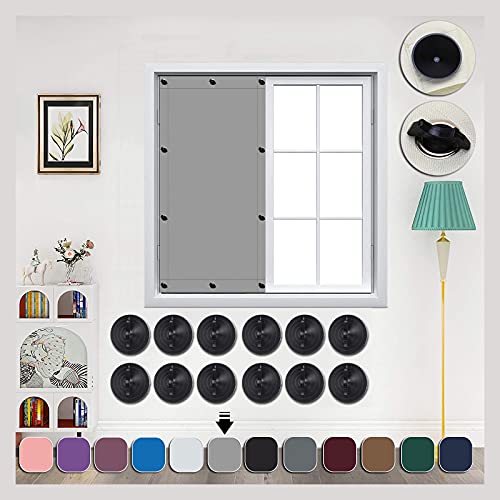 AIYOUVM Verdunkelung für Fenster 72x118cm Mehrfach Farbe, Mehrere Größenoptionen, Rollo ohne Bohren Thermo Rollos für Beliebige Fenster AIYOUVM Verdunkelung für Fenster 72x118cm Mehrfach Farbe, Mehrere Größenoptionen, Rollo ohne Bohren Thermo Rollos für Beliebige Fenster von AIYOUVM