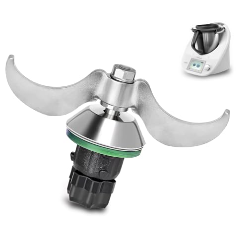 AIZQYC Teigmesser Thermomix Zubehör TM6 TM5, Edelstahl Thermomix Messer, Thermomix-zubehör Ersatzmesser, Kein Schmutzkontamination & Teig-Rückstand, Schnelle Reinigung, Perfektes Zubehör für Thermomix AIZQYC Teigmesser Thermomix Zubehör TM6 TM5, Edelstahl Thermomix Messer, Thermomix-zubehör Ersatzmesser, Kein Schmutzkontamination & Teig-Rückstand, Schnelle Reinigung, Perfektes Zubehör für Thermomix von AIZQYC