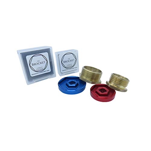 Brocket Rohrbuchsen-Set, 20 mm und 25 mm, Aluminium Hergestellt in Großbritannien von XGAGHB