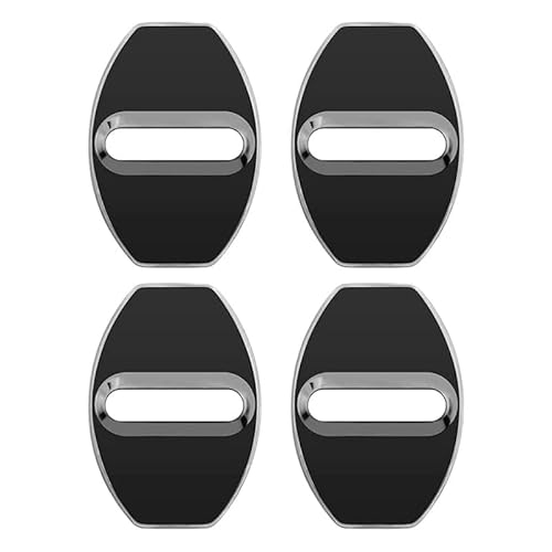 4 Stück Auto Türschloss Abdeckung, Für Audi A3 A4 A5 A6 A7 A8 Q3 Q5 Q7 S4 S5 S6 TT RS5 RS6 Auto Styling Türschloss Abdeckung Anti Rust Fall Protector Zubehör,A von AJAAS