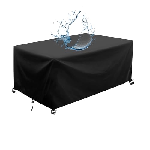 AJALGZ Gartenmöbel Abdeckung Rechteckig 145x75x65cm/LxWxH Wasserdicht Reißfest Schwerlast 420D Oxford Schutzhülle Gartenmöbel für Sofa, Tisch, Stühle, Gartentische Terrassenmöbel Abdeckung AJALGZ Gartenmöbel Abdeckung Rechteckig 145x75x65cm/LxWxH Wasserdicht Reißfest Schwerlast 420D Oxford Schutzhülle Gartenmöbel für Sofa, Tisch, Stühle, Gartentische Terrassenmöbel Abdeckung von AJALGZ