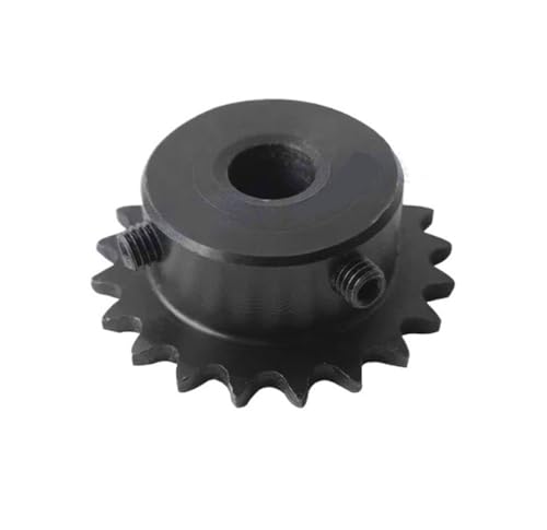 AJASMKLX 1 Stücke 25-30 Zähne Bohrung 8mm-16mm 04C/25H Kettengetriebe 45# Stahl Industrie Kettenrad Motor Kettenantrieb Kettenrad(Bore 16mm,27 Teeth) von AJASMKLX