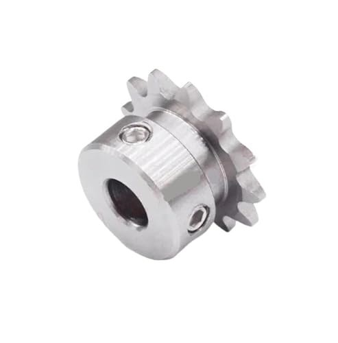 AJASMKLX 1 stück 12 Zähne 04C 304 Edelstahl Industrieantrieb Kettenrad Kettenrad 12 T Bohrung 6 6,35 7 8 10 12mm Nutschritt(8mm) von AJASMKLX