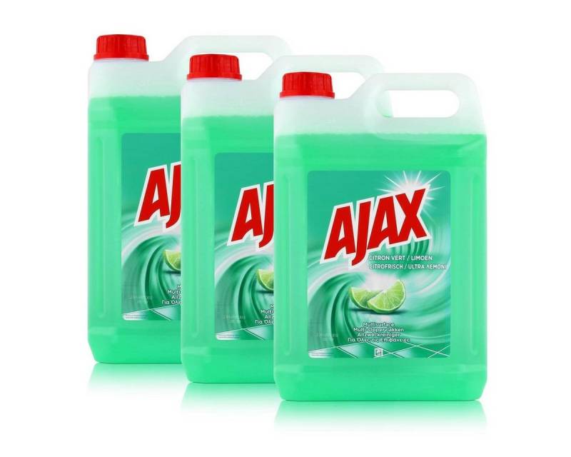AJAX Ajax Allzweckreiniger Citrofrisch 5L (3er Pack) Allzweckreiniger von AJAX