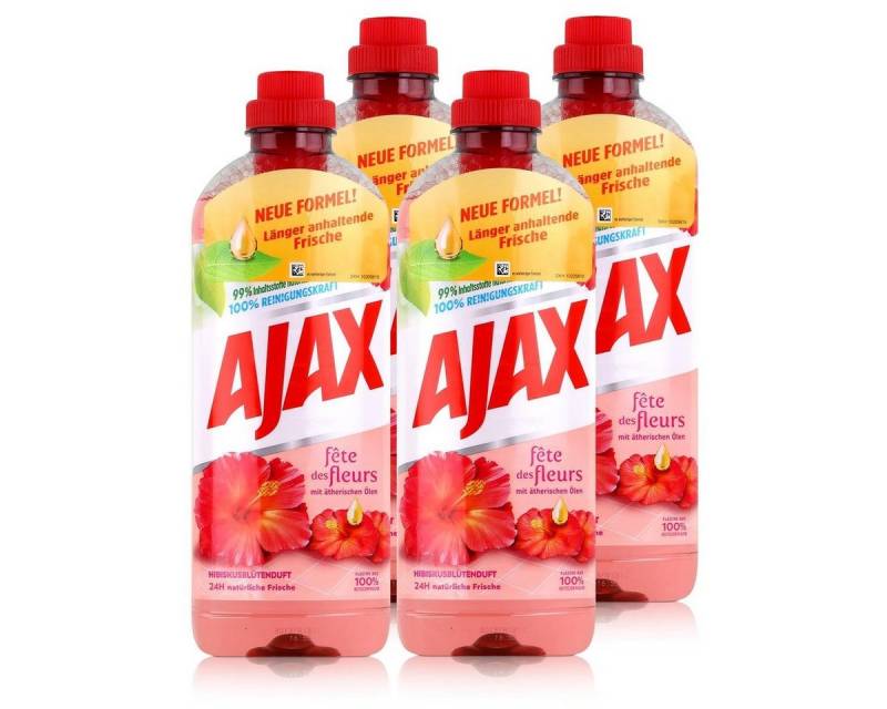AJAX Ajax Allzweckreiniger Hibiskusblütenduft 1L - 100% Reinigungskraft (4e Allzweckreiniger von AJAX