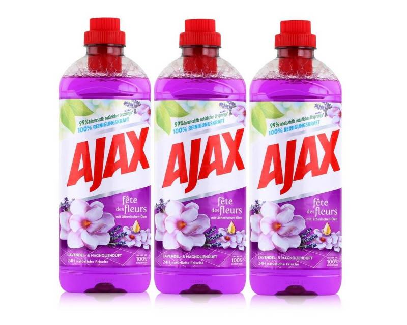 AJAX Ajax Allzweckreiniger Lavendel- & Magnolie 1 Liter - Bodenreiniger (3e Allzweckreiniger von AJAX