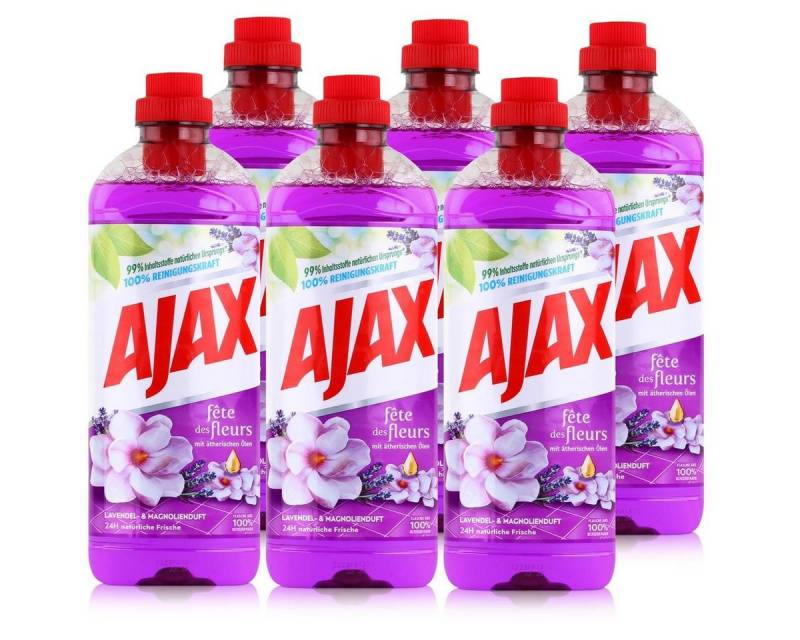 AJAX Ajax Allzweckreiniger Lavendel- & Magnolie 1 Liter - Bodenreiniger (6e Allzweckreiniger von AJAX