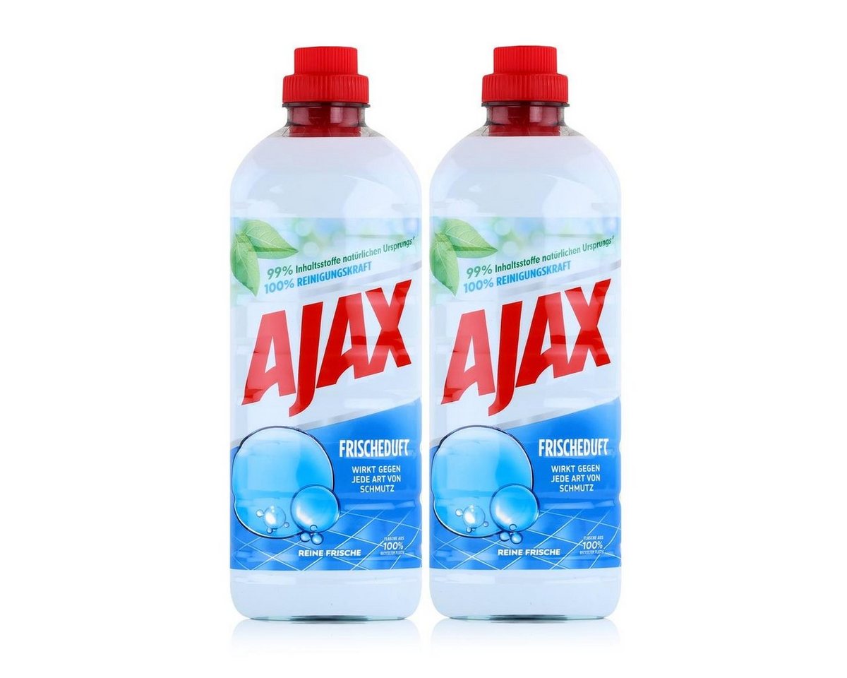 AJAX Ajax Allzweckreiniger Reine Frische 1 Liter - Bodenreiniger (2er Pack) Allzweckreiniger von AJAX