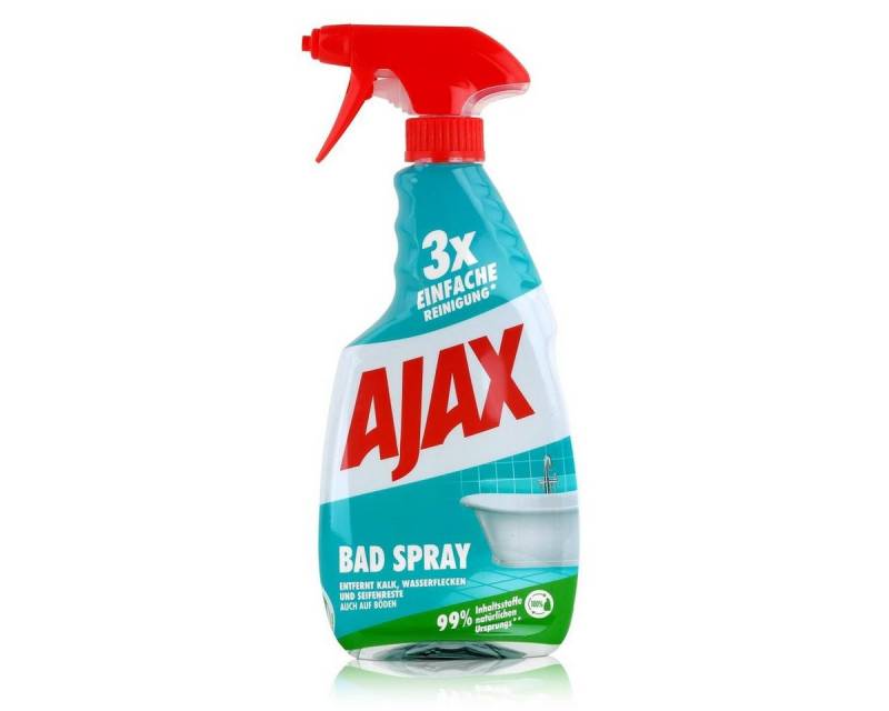 AJAX Ajax Bad Spray Badreiniger 500ml - Entfernt Kalk & Seifenreste (1er Pa Badreiniger von AJAX