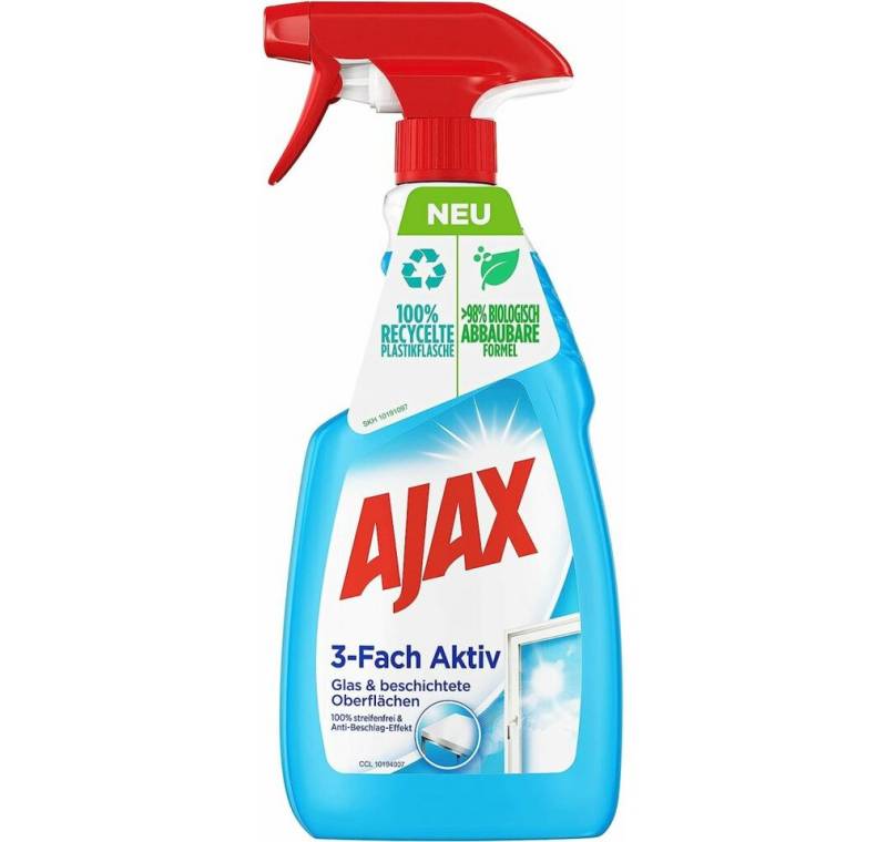 AJAX Ajax Glass Cleaner - 500ml - Triple Action Glasreiniger von AJAX