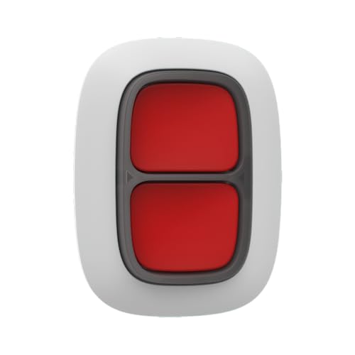 AJAX KEYFOB Drahtloser Doppelknopf/Weiß 23003 von AJAX