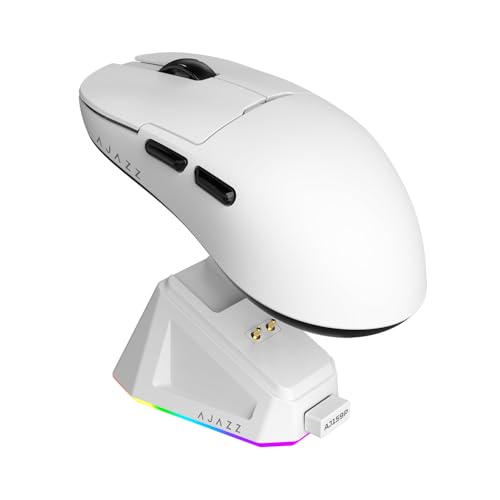 AJAZZ AJ159P Gaming Mouse PAW3395 Sensor with Magnetic Base, 2.4G Wired, Ergonomic, 26KDPI, 1k Return Rate, 400 mAh Battery, Lightweight, with Ultra Fast Scrolling for Windows, MacOS, ChromeOS AJAZZ AJ159P Gaming Mouse PAW3395 Sensor with Magnetic Base, 2.4G Wired, Ergonomic, 26KDPI, 1k Return Rate, 400 mAh Battery, Lightweight, with Ultra Fast Scrolling for Windows, MacOS, ChromeOS von AJAZZ