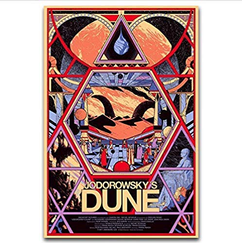 AJBB Jodorowsky'S Dune Classic Movie Vintage Plakate, Kunstdrucke Leinwandbilder, Home Decor Prints No Frame 50X70 cm von AJBB
