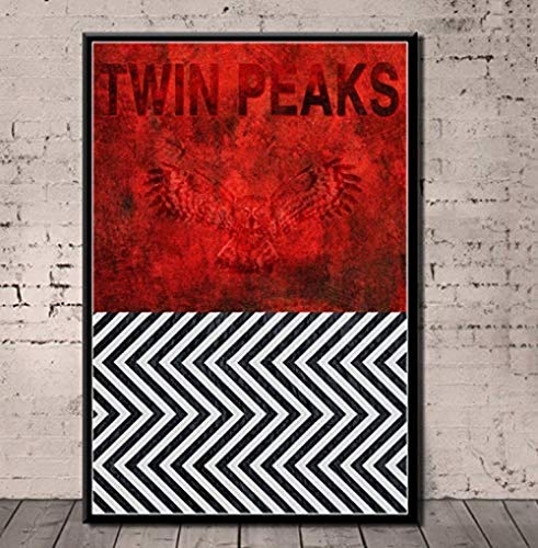 AJBB Twin Peaks Poster, Wandkunst Leinwandbilder Bild, Für Wohnzimmer Wohnkultur Poster Und Drucke 42X60Cm von AJBB