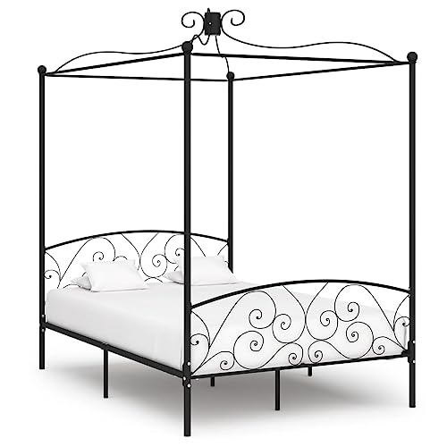 AJJHUUKI 284476 Bettrahmen ohne Matratze, schwarzes Metall, 120 x 200 cm, Möbel, Betten & Zubehör, Betten & Bettrahmen AJJHUUKI 284476 Bettrahmen ohne Matratze, schwarzes Metall, 120 x 200 cm, Möbel, Betten & Zubehör, Betten & Bettrahmen von AJJHUUKI