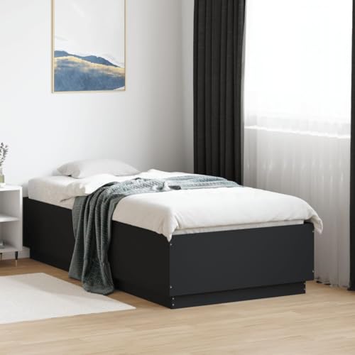 AJJHUUKI Bettgestell ohne Matratze, schwarz, 90 x 190 cm, Einzelmöbel, Betten & Zubehör, Betten & Bettrahmen AJJHUUKI Bettgestell ohne Matratze, schwarz, 90 x 190 cm, Einzelmöbel, Betten & Zubehör, Betten & Bettrahmen von AJJHUUKI