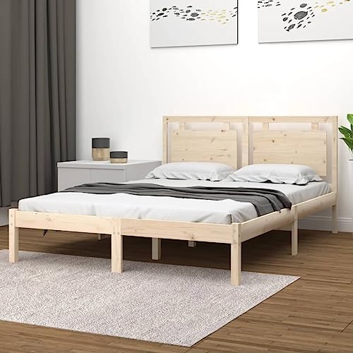 AJJHUUKI Bettgestell ohne Matratze 160x200 cm Massivholz-Möbel, Betten & Zubehör, Betten & Bettrahmen von AJJHUUKI