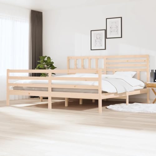 AJJHUUKI Bettgestell ohne Matratze Massivholz 200x200 cm Möbel, Betten & Zubehör, Betten & Bettrahmen AJJHUUKI Bettgestell ohne Matratze Massivholz 200x200 cm Möbel, Betten & Zubehör, Betten & Bettrahmen von AJJHUUKI