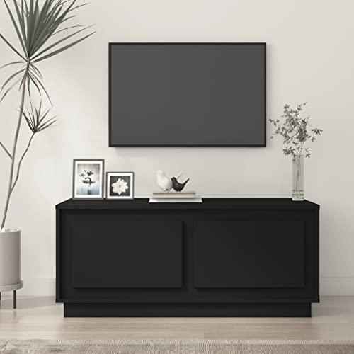 AJJHUUKI Couchtisch, Schwarz, 102 x 50 x 44 cm, Holz-Möbel, Tische, Akzenttische, Couchtische von AJJHUUKI