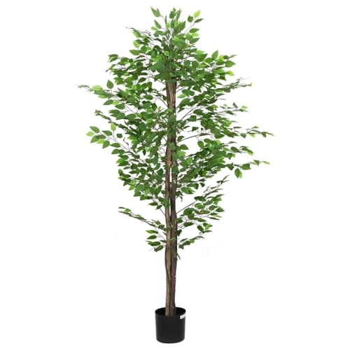 AJJHUUKI Decor-Artificial Ficus Kunstpflanze Ficus 1260 Blätter 200 cm grün AJJHUUKI Decor-Artificial Ficus Kunstpflanze Ficus 1260 Blätter 200 cm grün von AJJHUUKI