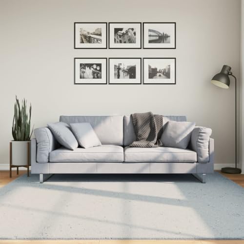 AJJHUUKI Decor-Rugs-Rug HUARTE Kurzflor weich und waschbar blau 200x200 cm AJJHUUKI Decor-Rugs-Rug HUARTE Kurzflor weich und waschbar blau 200x200 cm von AJJHUUKI