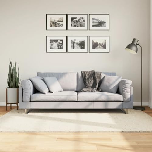 AJJHUUKI Decor-Rugs-Rug OVIEDO Kurzflor Beige 140x200 cm von AJJHUUKI