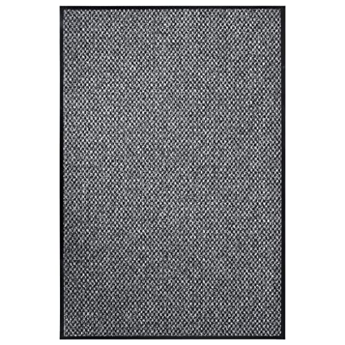 AJJHUUKI Decor-Türmatten-Fußmatte, grau, 80 x 120 cm von AJJHUUKI