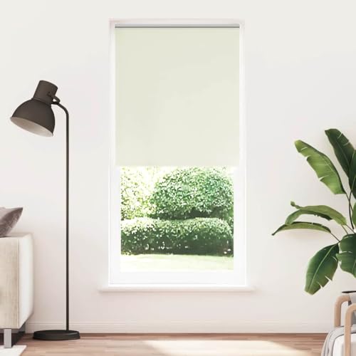 AJJHUUKI Decor-Window Treatments Fensterrollo, Verdunkelung, 100 x 230 cm, gebrochenes Weiß von AJJHUUKI