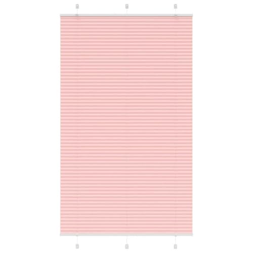 AJJHUUKI Decor-Window Treatments Fensterrollos & Schattierungen, Plisseerollo, Rosa, 115 x 200 cm, Stoffbreite 114,4 cm, Polyester von AJJHUUKI