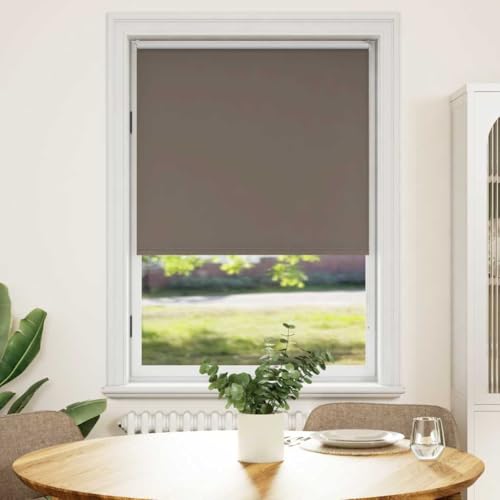 AJJHUUKI Decor-Window Treatments-Fensterrollos & Shades-Rollo, Verdunkelung, 120 x 175 cm, Kaffee von AJJHUUKI